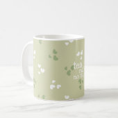 Tee mit Milk Avocado Grüne Liebe Herz Tasse (Vorderseite Links)
