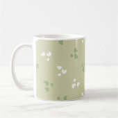 Tee mit Milk Avocado Grüne Liebe Herz Tasse (Links)