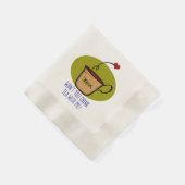 Tee mit mir trinken serviette (Ecke)