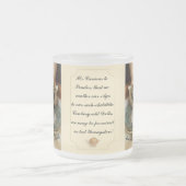 Tee mit Puppen Mattierte Tasse aus Glas (Mittel)