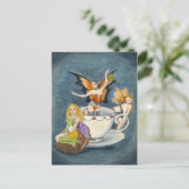 Tee mit Strumpets Postkarte (Stehend Vorderseite)