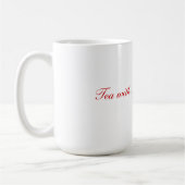 Tee mit Tasse Herrn Knightley (Links)