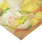 Tee mit Zitrone Mittelgroßer Tischläufer (Ecke)