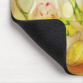 Tee mit Zitrone Mousepad (Ecke)