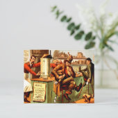 TEE Mittagspause Postkarte (Stehend Vorderseite)