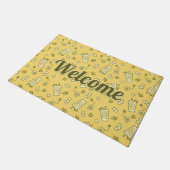 Tee-Muster Doormat Fußmatte (Schrägansicht)