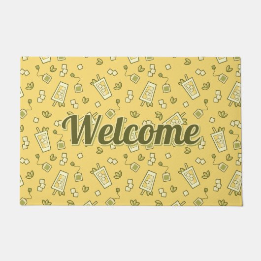 Tee-Muster Doormat Fußmatte (Vorderseite)