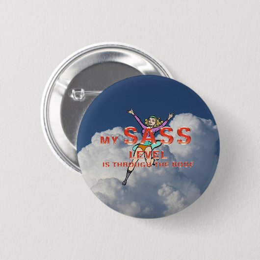 TEE My Sass Level Buttons (Vorne & Hinten)