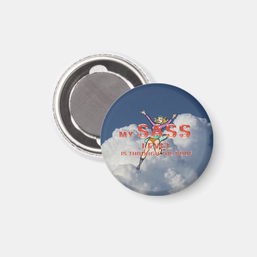 TEE My Sass Level Magnet (Vorderseite/Rückseite)