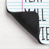 Tee nach der Schule plant Mousepad (Ecke)