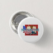 TEE Newsom für Präsident Button (Vorne & Hinten)