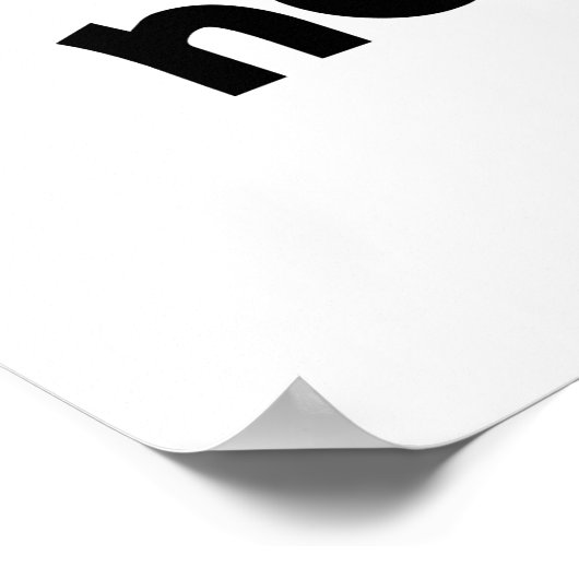 Tee nicht Krieg machen Poster (Ecke)