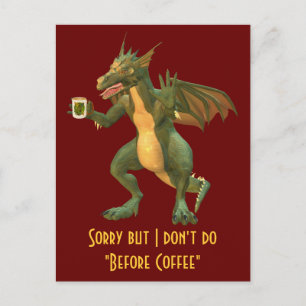 Tee oder Coffee Dragon Postkarte