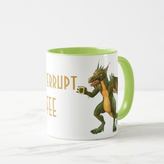 Tee-oder Kaffee-Drache Tasse (VorderseiteRechts)