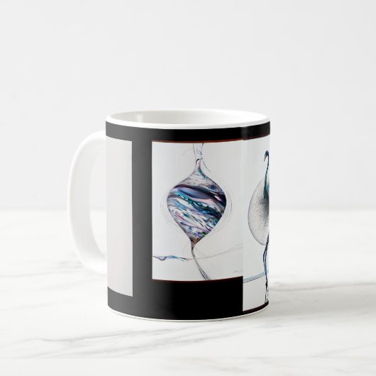 Tee oder Kaffee Kaffeetasse (Vorderseite Links)