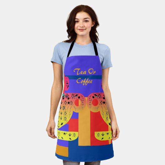 Tee oder Kaffee Schürze (Getragen)