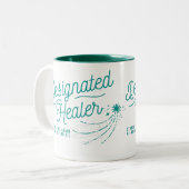 Tee oder Kaffee-Tasse für D&D-Ventilatoren Zweifarbige Tasse (Vorderseite Links)