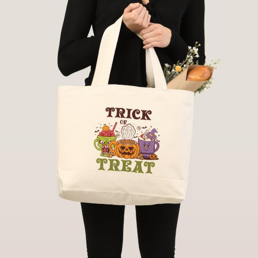 Tee- oder Kaffeelocht Jumbo Stoffbeutel (Vorderseite (Produkt))