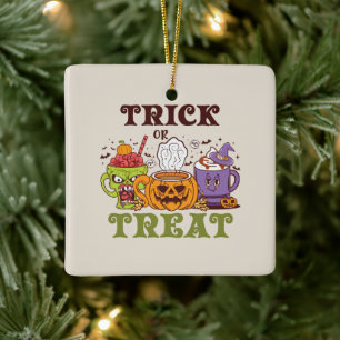 Tee- oder Kaffeelocht Keramikornament