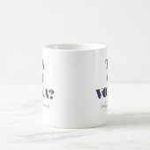 Tee oder Vodka?Tasse Kaffeetasse (Mittel)