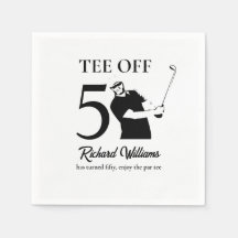 Tee Off Beginn einer neuen Ära Männer 50. Geburtst