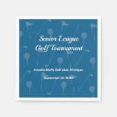 Tee Off in Style - Golf Party Tableware Serviette (Vorderseite)