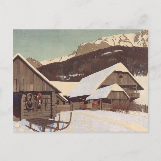 TEE Österreichischer Winter Postkarte (Vorderseite)