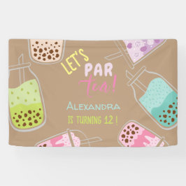 Tee par bobba tea Geburtstag Banner