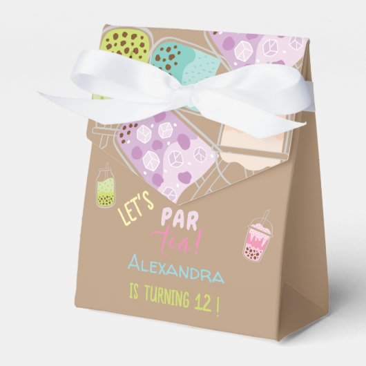 Tee par bobba tea Geburtstag Geschenkschachtel (Vorderseite)