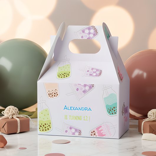 Tee par bobba tea Geburtstag Geschenkschachtel