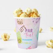 Tee par bobba tea Geburtstag Pappbecher