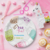 Tee par bobba tea Geburtstag Pappteller (Party)