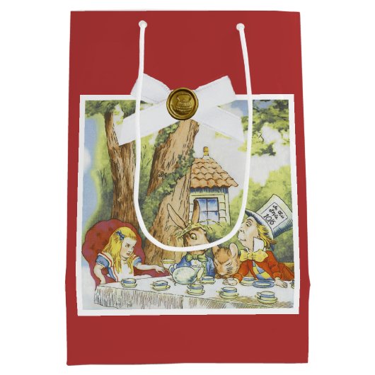 Tee Party 1 Mittlere Geschenktüte (Rückseite)