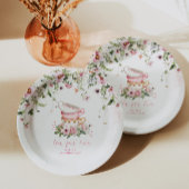 Tee Party 2. Geburtstag Teller