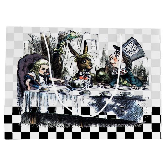 Tee Party 2 Große Geschenktüte (Rückseite)