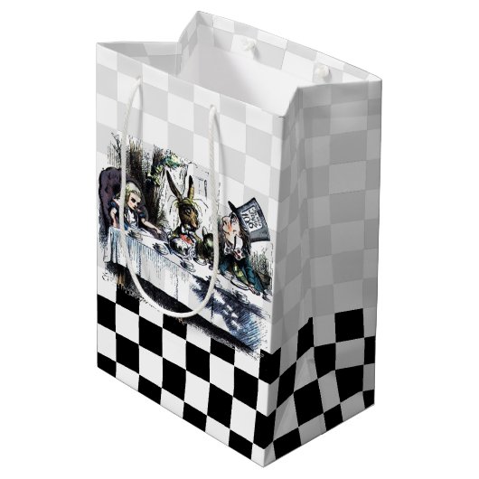 Tee Party 2 Mittlere Geschenktüte (Rückseite Schrägansicht)