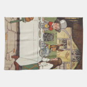 Tee-Party 3 Geschirrtuch (Horizontal)