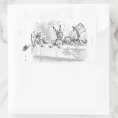 Tee-Party-Alice im Wunderland-Stickers Rechteckiger Aufkleber (Tasche)