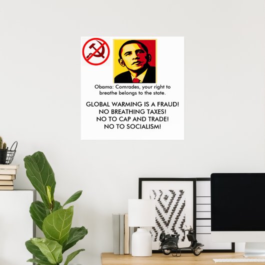 Tee-Party am Steuertag Poster (Heimbüro)