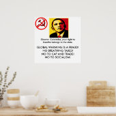 Tee-Party am Steuertag Poster (Küche)