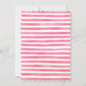 Tee-Party-Baby-Duschen-Einladung Einladung (Rückseite)