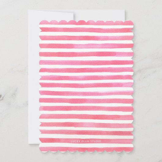 Tee-Party-Baby-Duschen-Einladung Einladung (Rückseite)