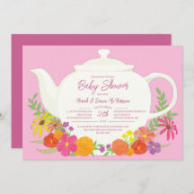 Tee-Party Baby Duschteapot Pink Girl