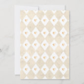 Tee Party Baby Duwer Gender Neutral Baby Brewing Einladung (Rückseite)