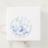 Tee Party Babydusche - Pop! Wenn sie Pop! Geschenkanhänger (Beispiel)