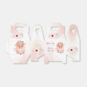 Tee-Party Babydusche rosa Teddy in einer Tasse Geschenkschachtel (Ungefaltet)