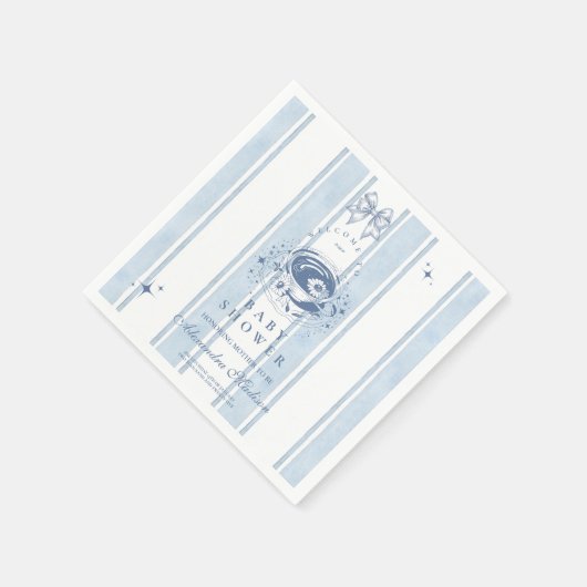 Tee-Party-Babydusche Serviette (Ecke)