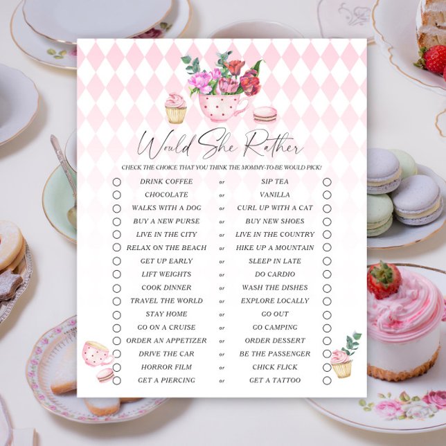 Tee-Party-Babydusche würde sie eher spielen (Von Creator hochgeladen)