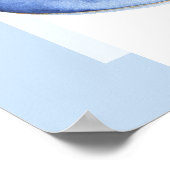 Tee-Party Begrüßungsjunge Babydusche Party Poster (Ecke)