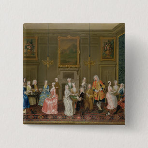 Tee-Party bei Lord Harringtons House, St James Button